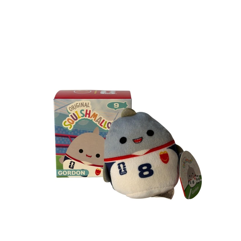 McDonalds Happy Meal toy Squishmallows #9 Gordon FIFA Soccer Plush with Box
